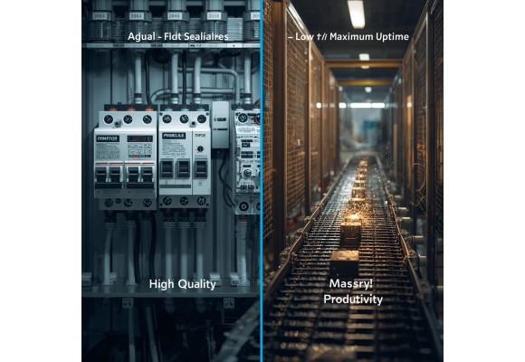 بررسی تأثیر کیفیت تجهیزات برق صنعتی در افزایش بهره‌وری خطوط تولید.